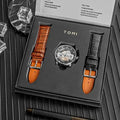 TOMI T-102 Face Gear Dual Strap Watch LAB BEAUTY