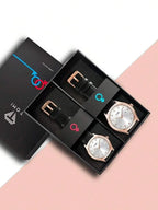 TOMI T-030 Couple Wrist Watch – Stylish Casual Leather Timepiece for Men & Women