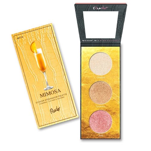 Rude Cocktail Party Luminous Highlight / Eyeshadow Palette – Mimosa