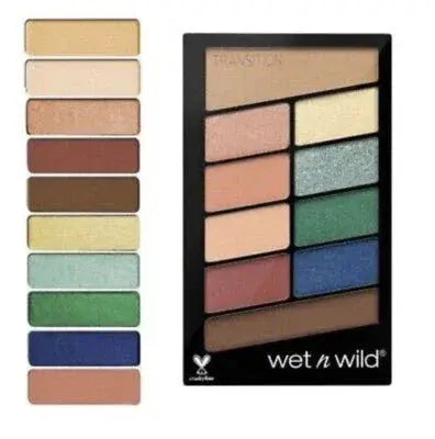 Wet n Wild Color Icon 10-Pan Eyeshadow Palette in "Stop Playing Safe" - LAB BEAUTY