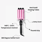 Wavell 3-Barrel Ceramic Waver 32 mm,